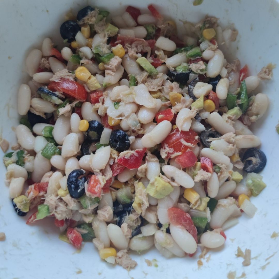 Ensalada de alubias blancas Ensalada de alubias blancas