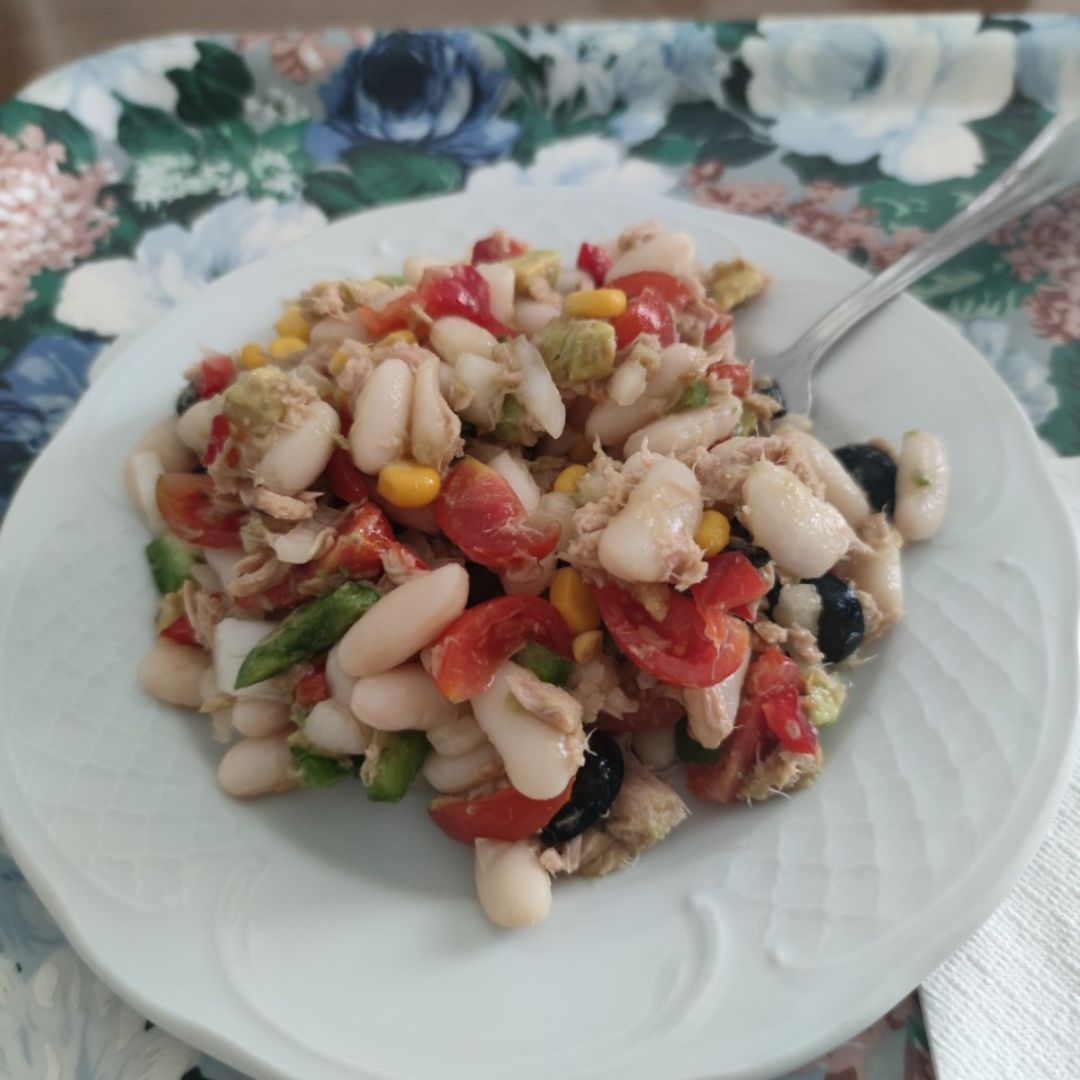 Ensalada de alubias blancas Paso 4 Ensalada de alubias blancas Paso 4