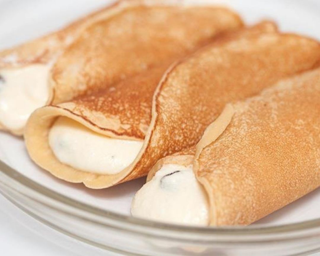 Crepes con queso crema💖 Crepes con queso crema💖