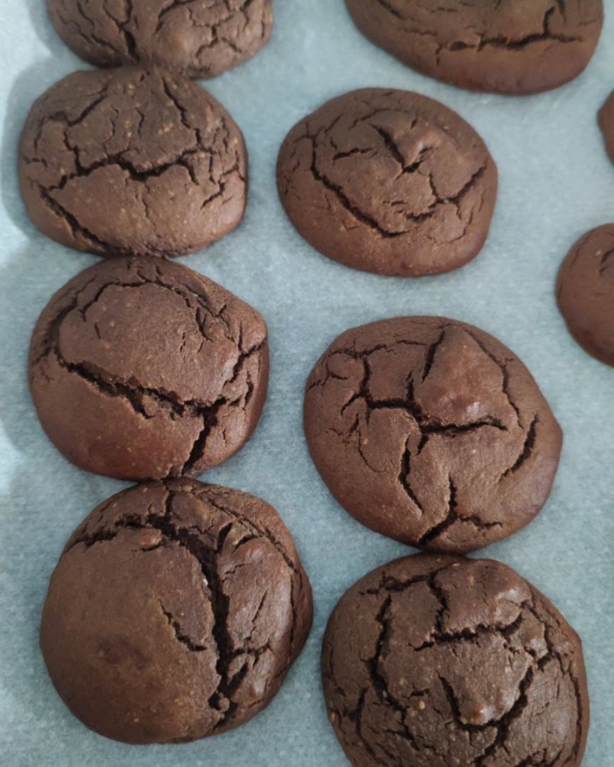 Galletas de plátano y chocolate fit sin azúcar Galletas de plátano y chocolate fit sin azúcar