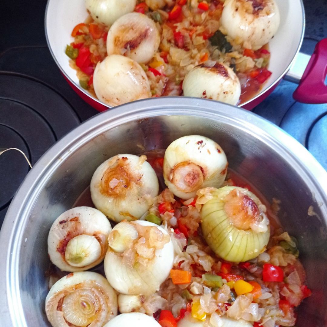 Cebollas rellenas de atún 🧅 Paso 3 Cebollas rellenas de atún 🧅 Paso 3