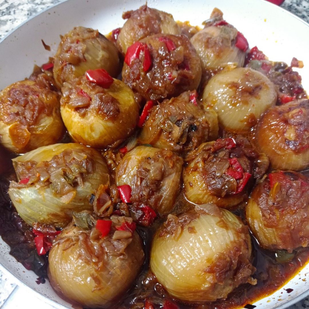 Cebollas rellenas de atún 🧅 Paso 5 Cebollas rellenas de atún 🧅 Paso 5