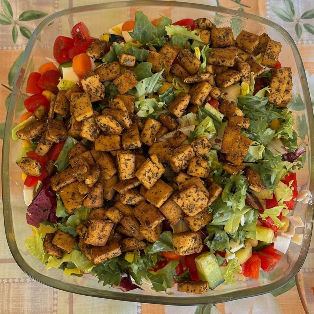 Ensalada de tofu 🍴