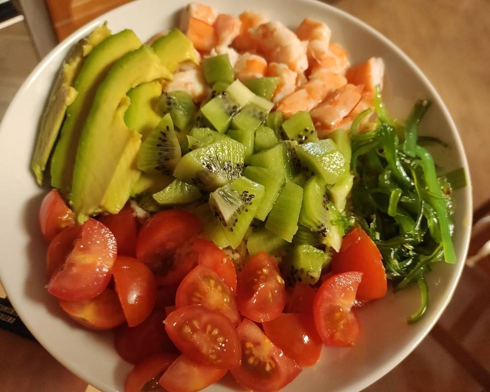 Ensalada de langostinos Ensalada de langostinos