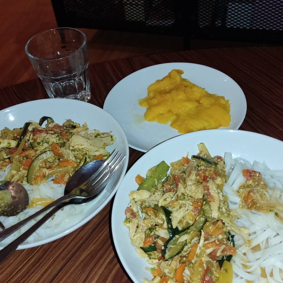 Curry thai de pollo