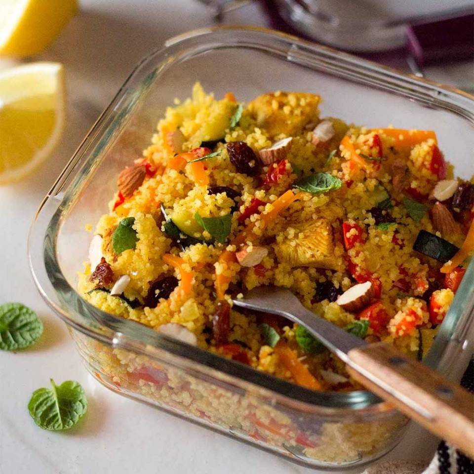 Cuscús de verduras a la naranja