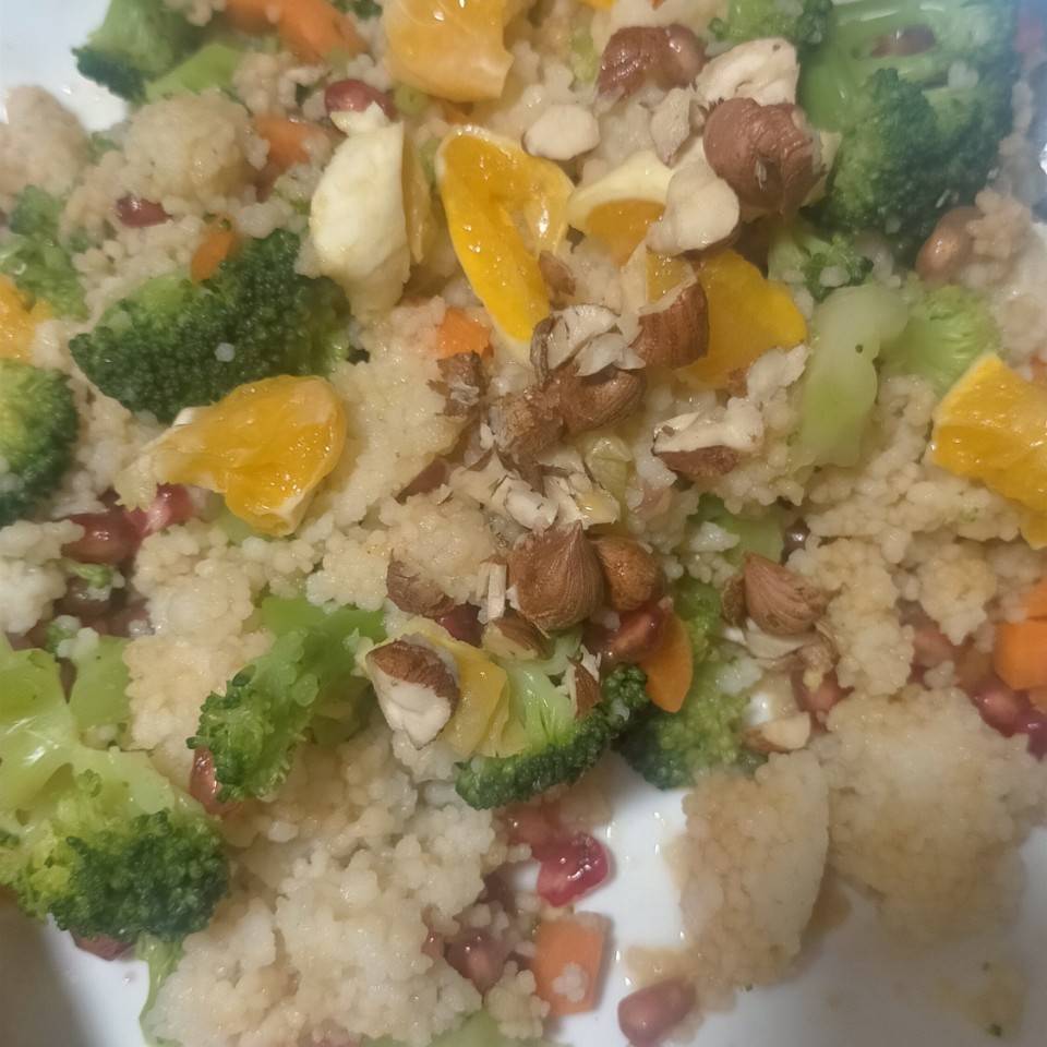 Cuscús de verduras a la naranja