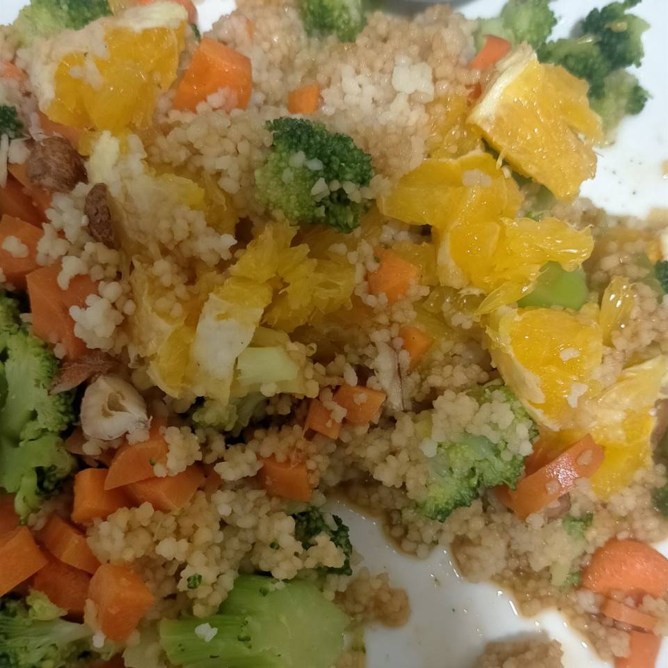 Cuscús de verduras a la naranja