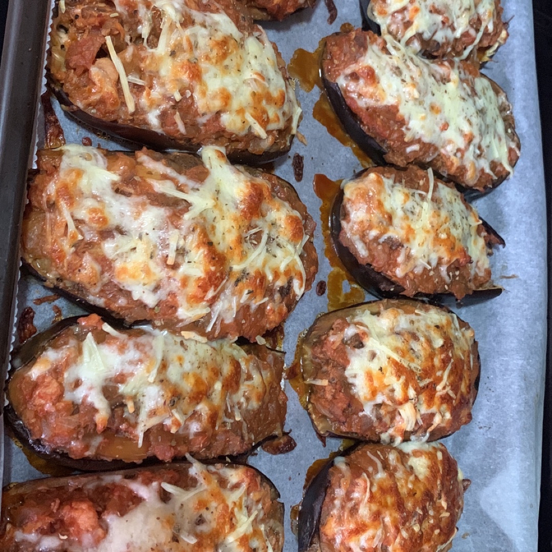 Berenjenas rellenas de atún Berenjenas rellenas de atún