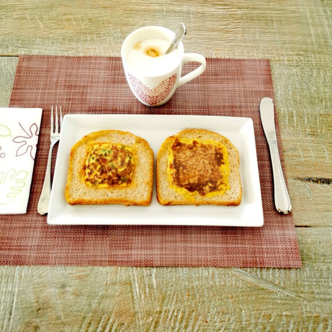 Tostada sorpresa 