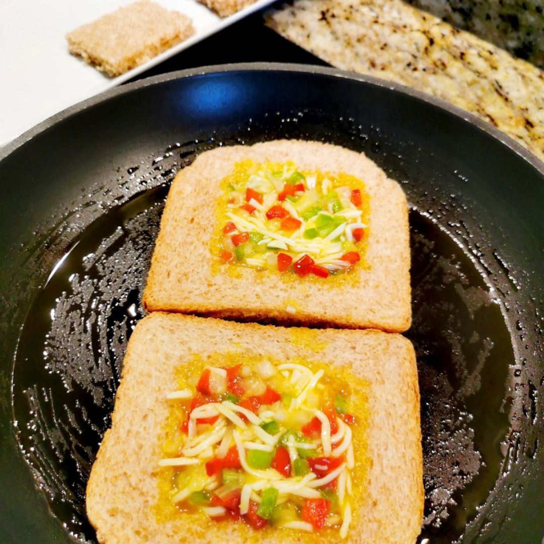 Tostada sorpresa  Paso 2