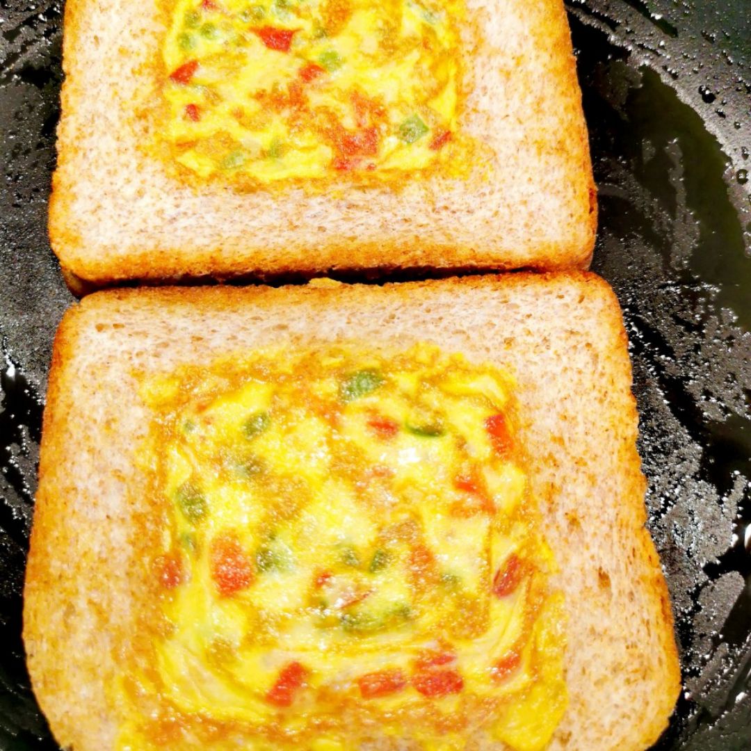 Tostada sorpresa  Paso 4