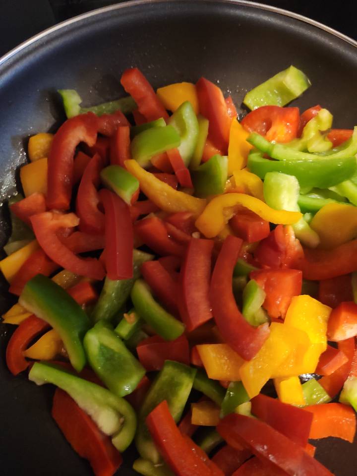 Pimientos salteados Pimientos salteados