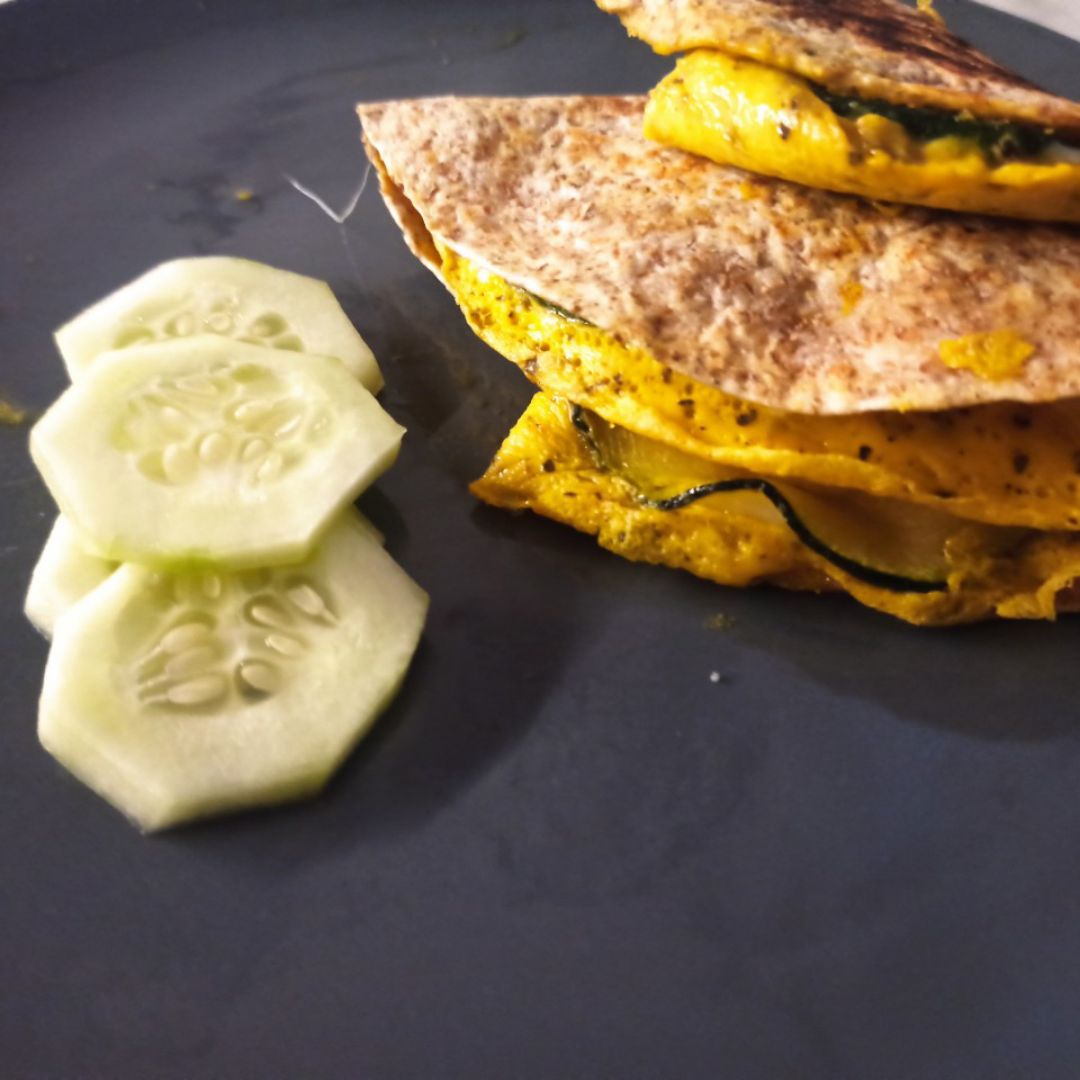 Tortitas de calabacín y tomate Paso 5 Tortitas de calabacín y tomate Paso 5