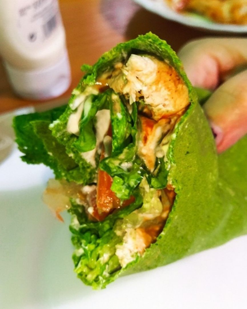 Burrito de Espinacas 🥬🥚 Burrito de Espinacas 🥬🥚