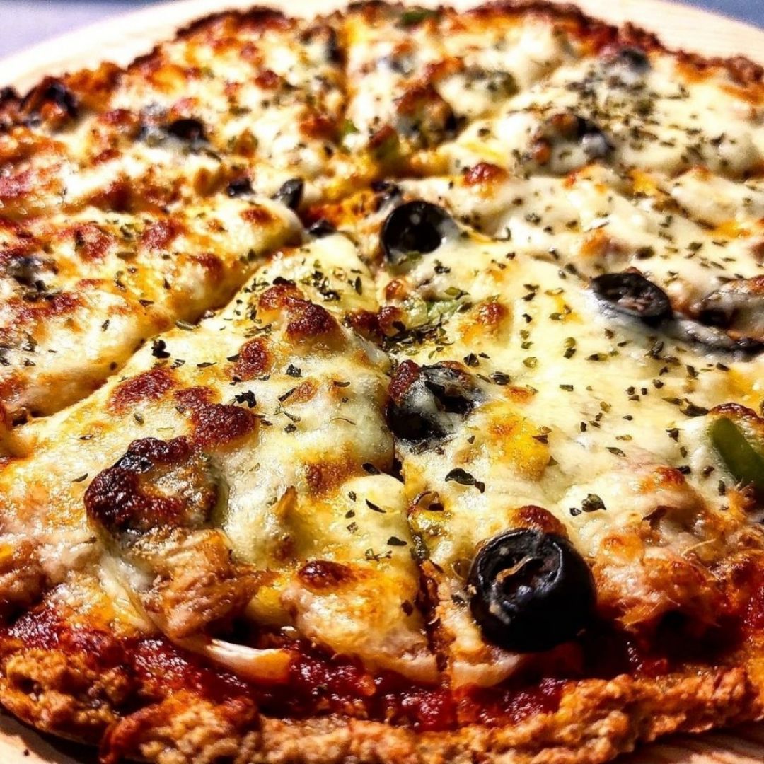 Base de pizza de quinoa // base de pizza de quinoa Base de pizza de quinoa // base de pizza de quinoa