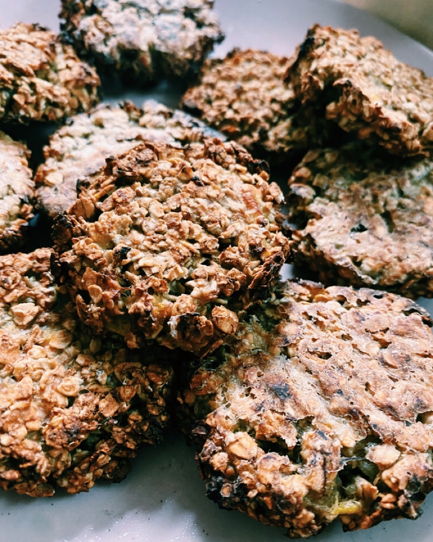 Galletas de avena y plátano 🍌 Galletas de avena y plátano 🍌