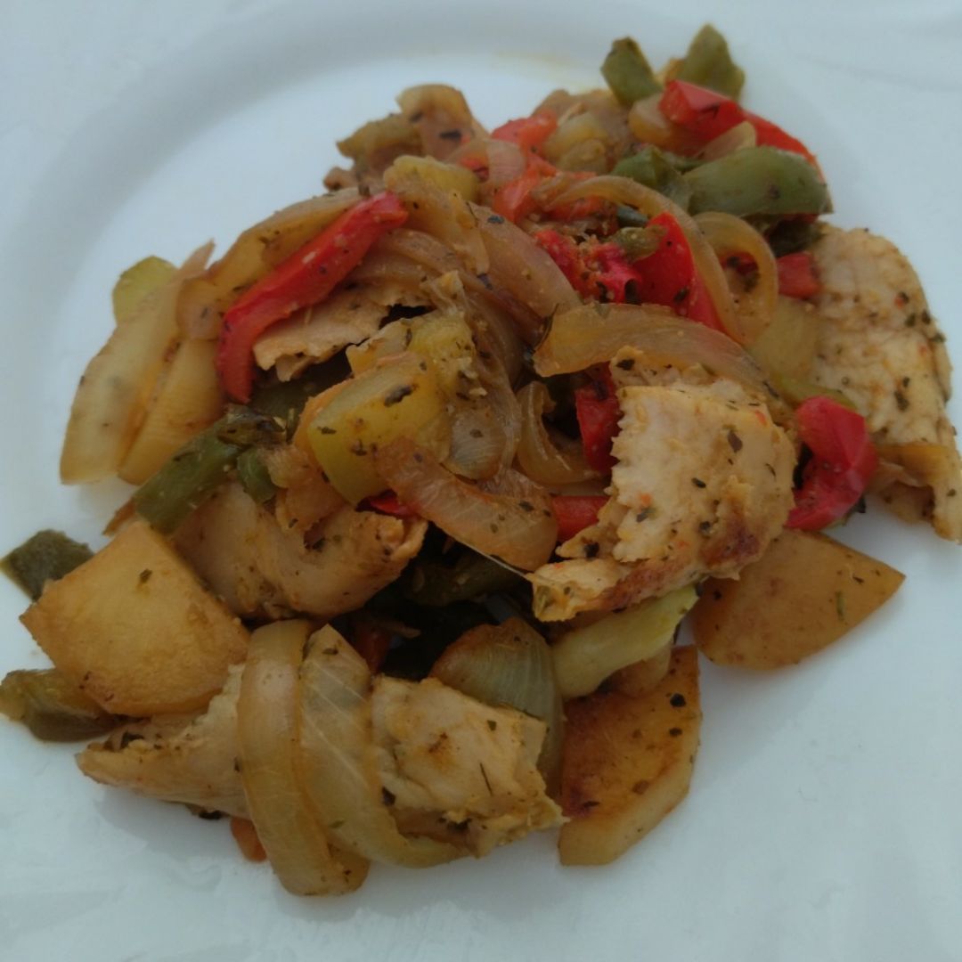 Heura con verduras