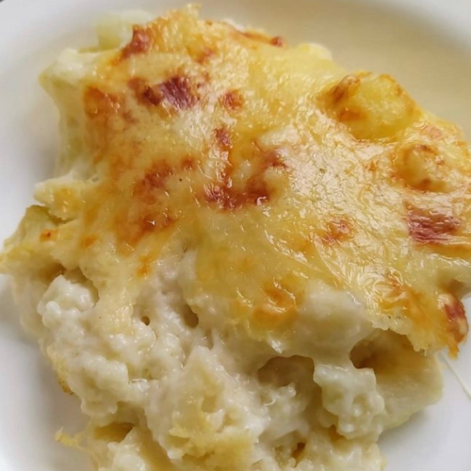 Coliflor con bechamel Coliflor con bechamel