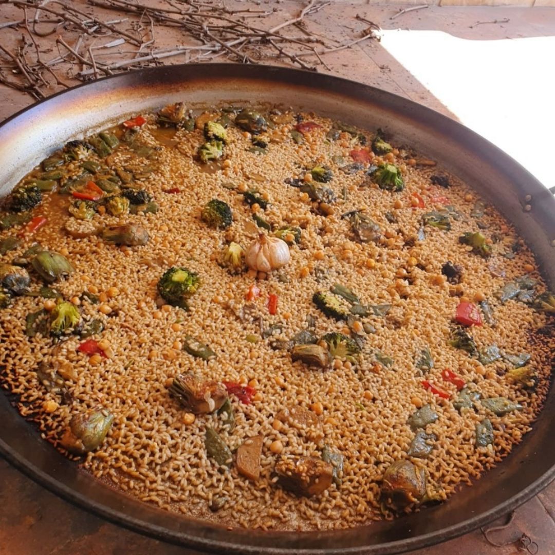 Paella de verduras Paella de verduras