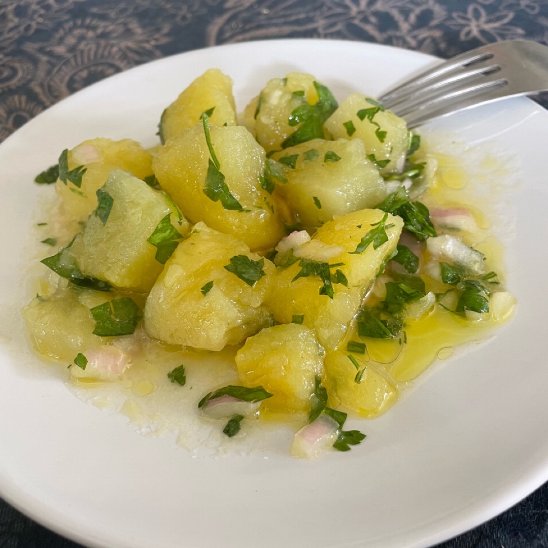 Papas aliñás.