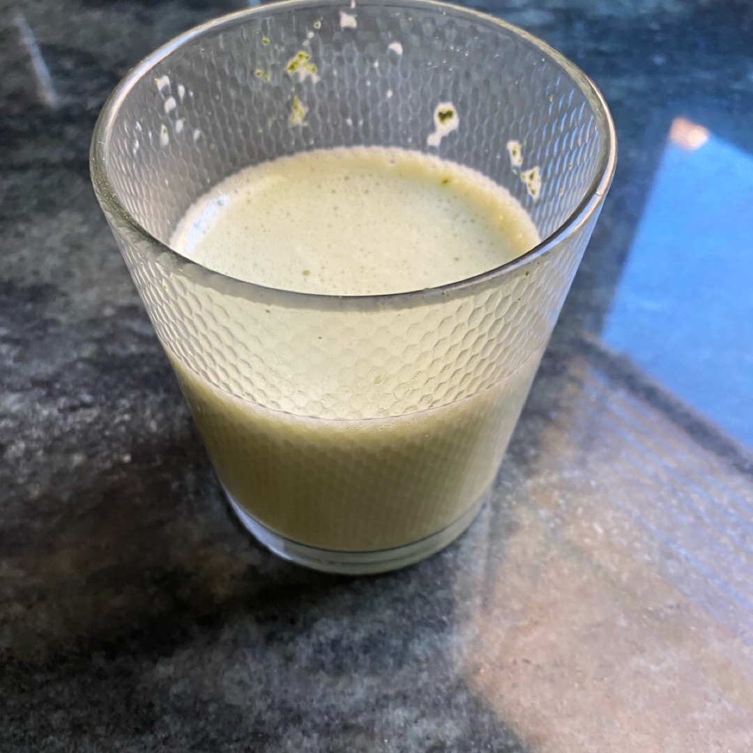 Te matcha con leche de soja Te matcha con leche de soja