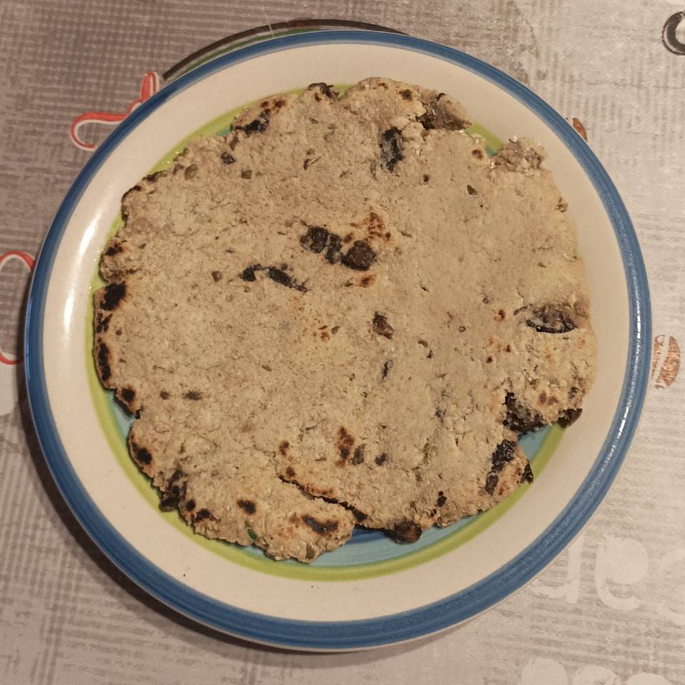 Pan pita de avena Pan pita de avena