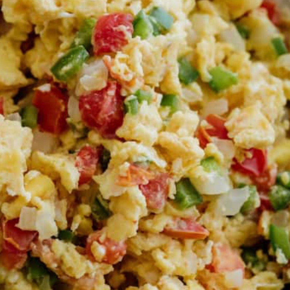 Eggs a la mexicana Eggs a la mexicana