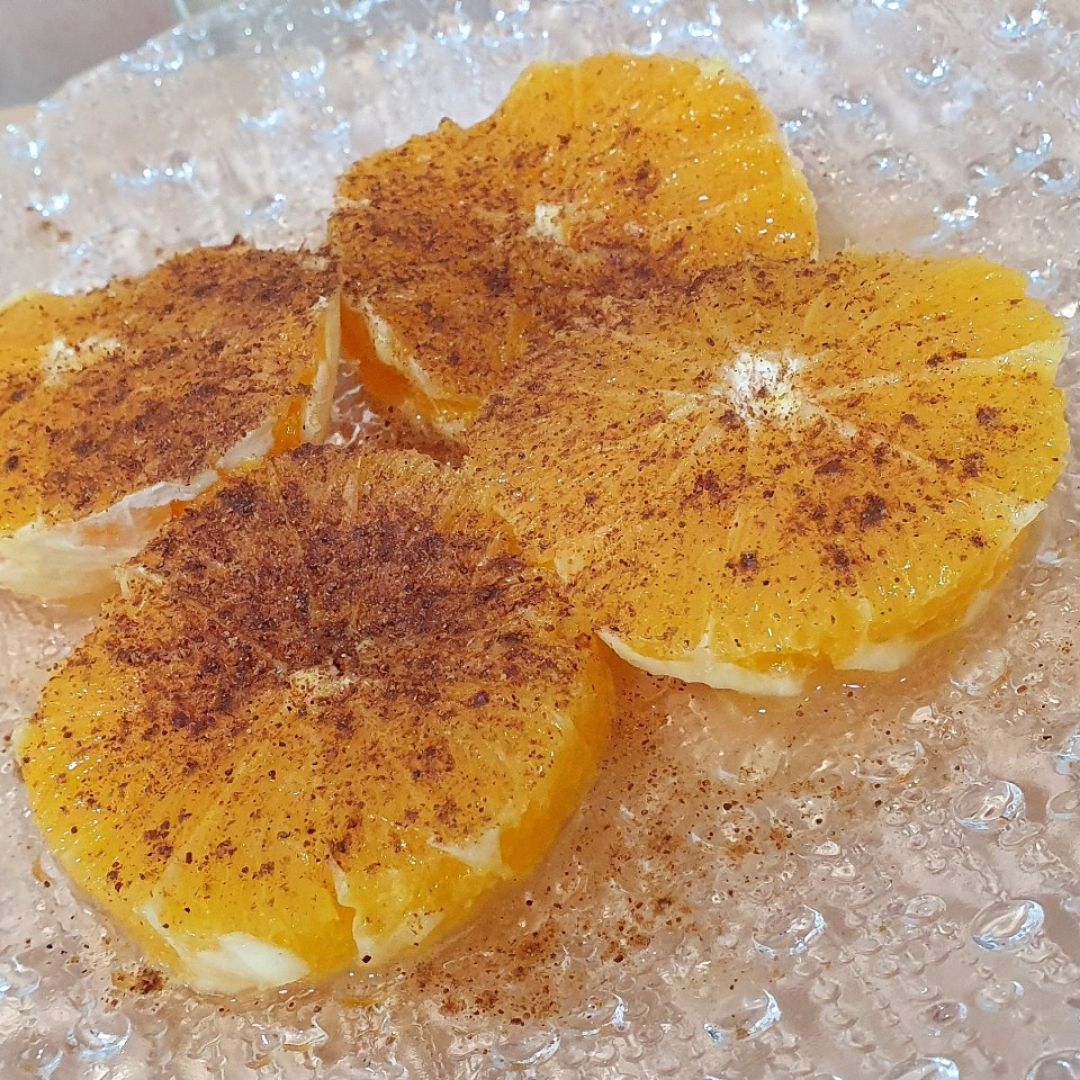 Naranja con canela Naranja con canela