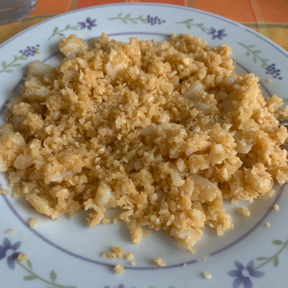 Migas de coliflor con bacalao Migas de coliflor con bacalao