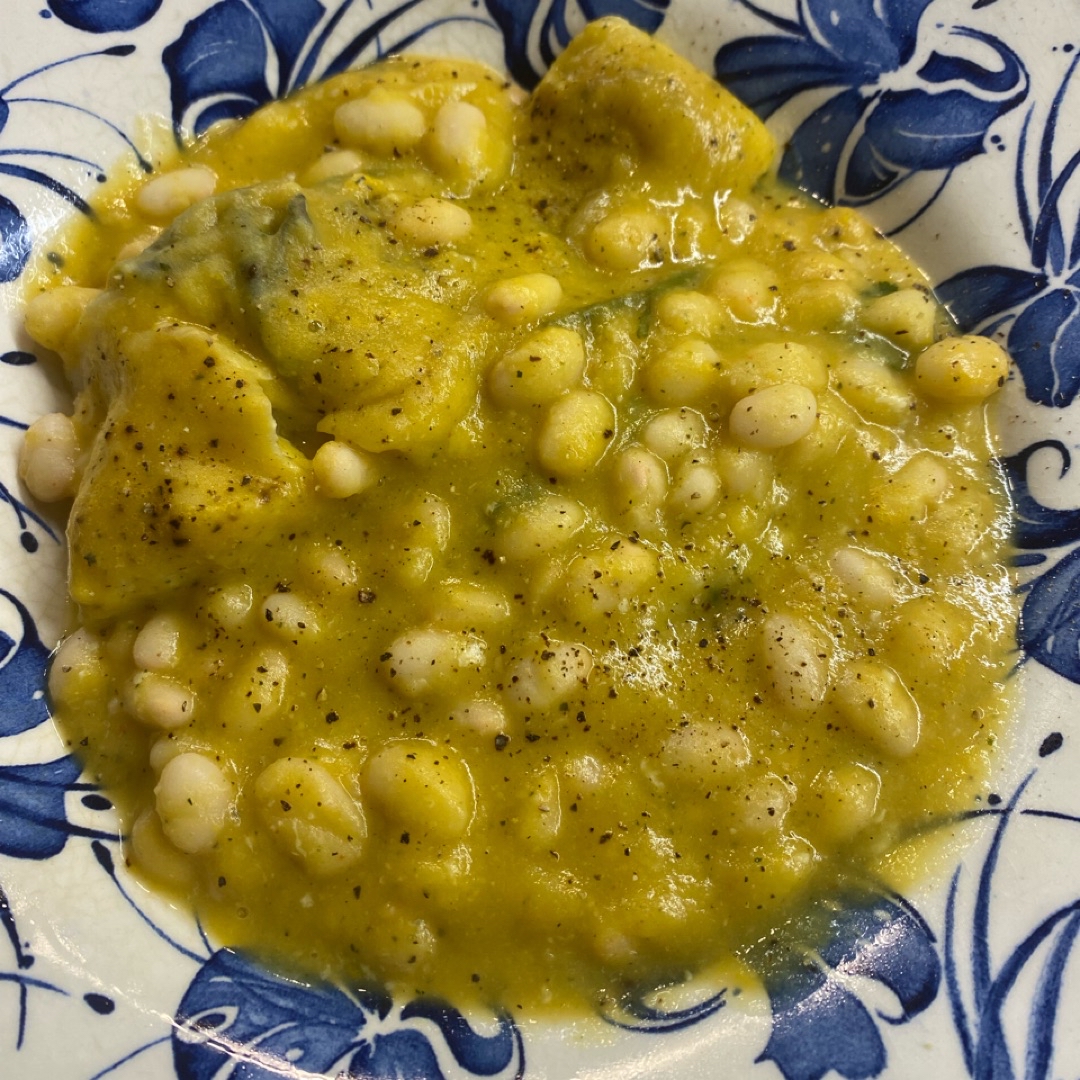 Bacalao con alubias blancas Bacalao con alubias blancas