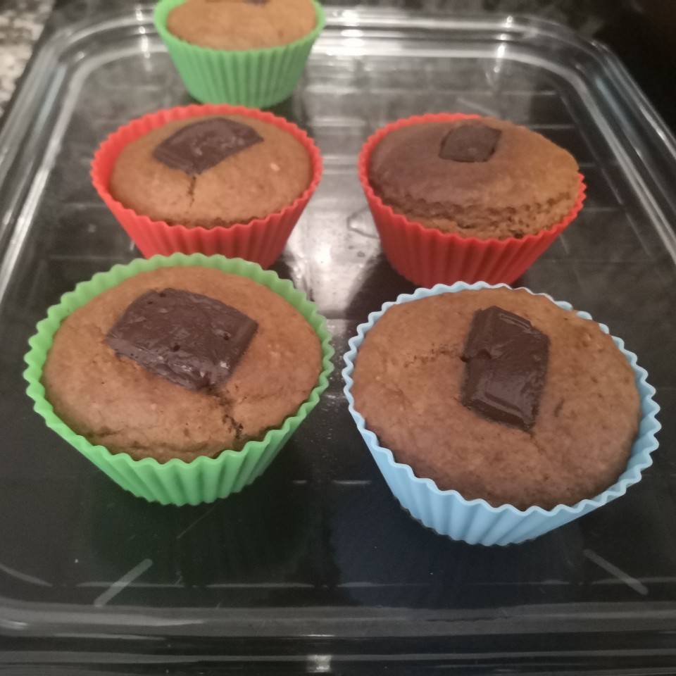 Muffins de plátano Muffins de plátano