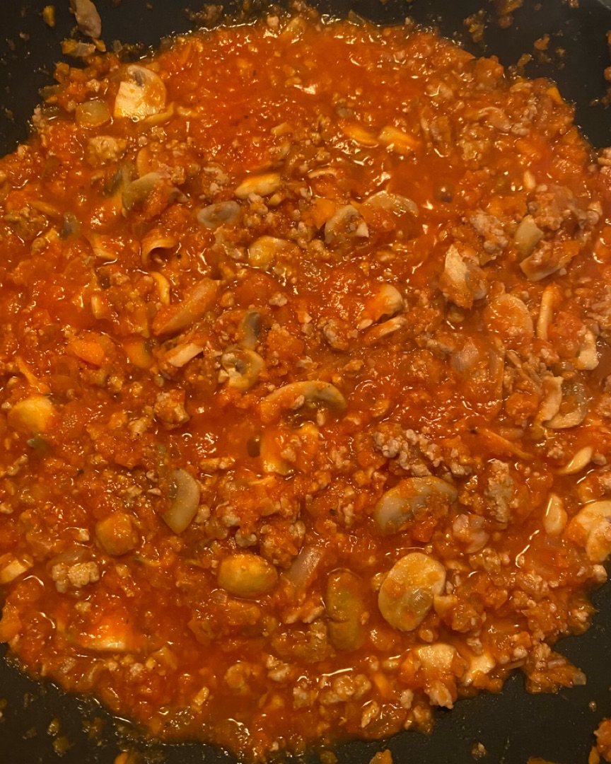 Salsa de tomate con carne básica Salsa de tomate con carne básica