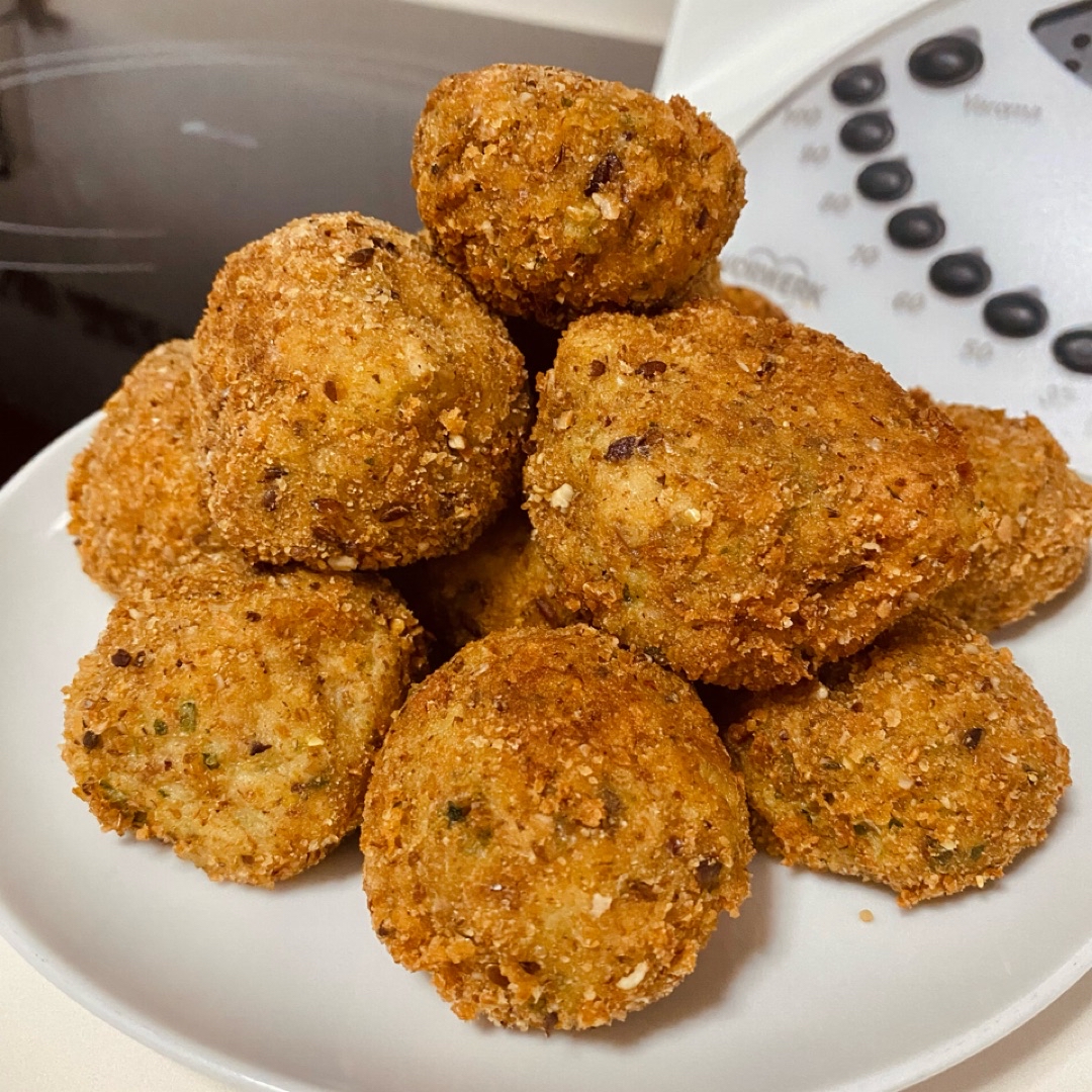 Croquetas de bacalao con rebozado integral Paso 5 Croquetas de bacalao con rebozado integral Paso 5
