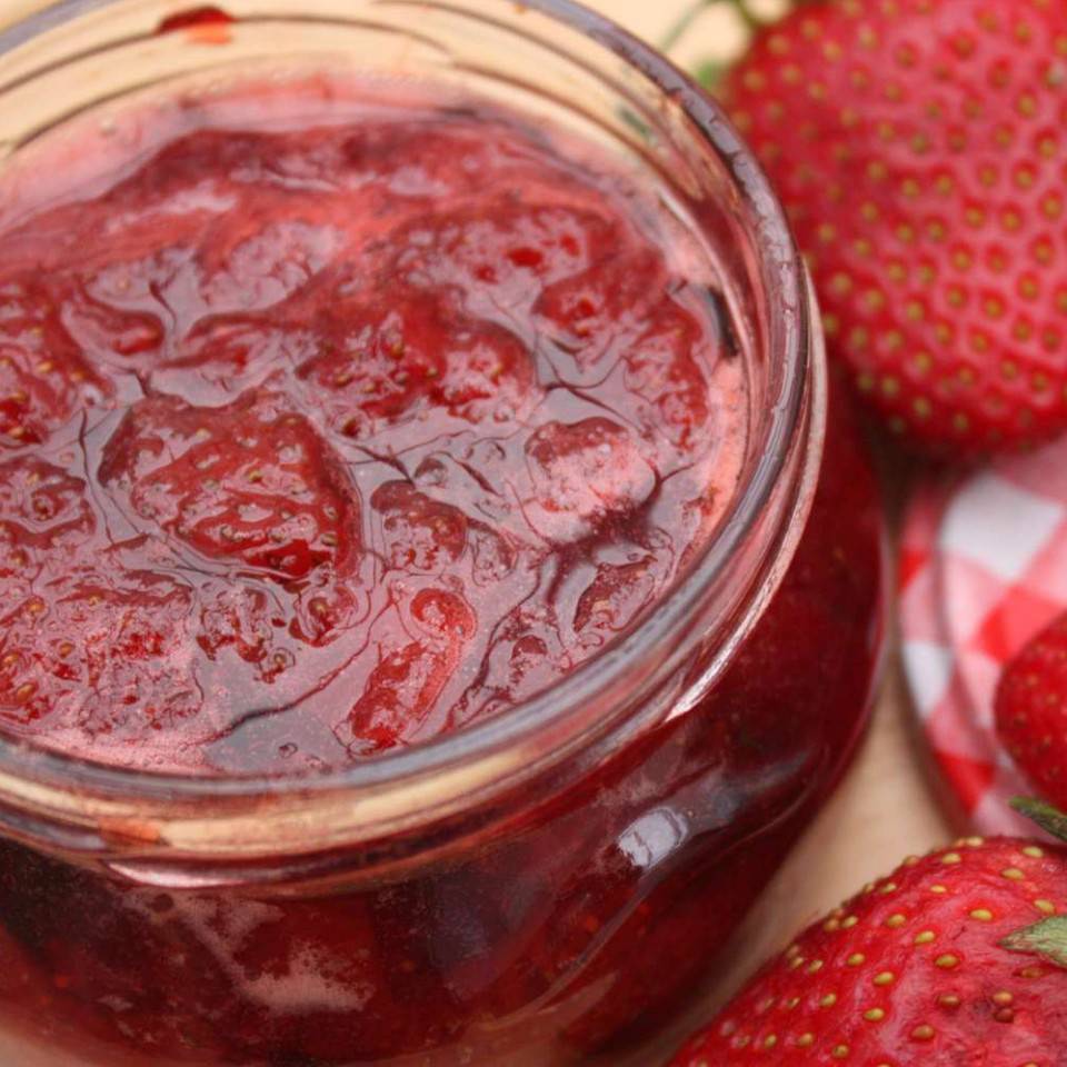 Mermelada de fresa riquísima! En el microondas!!🍓🍓