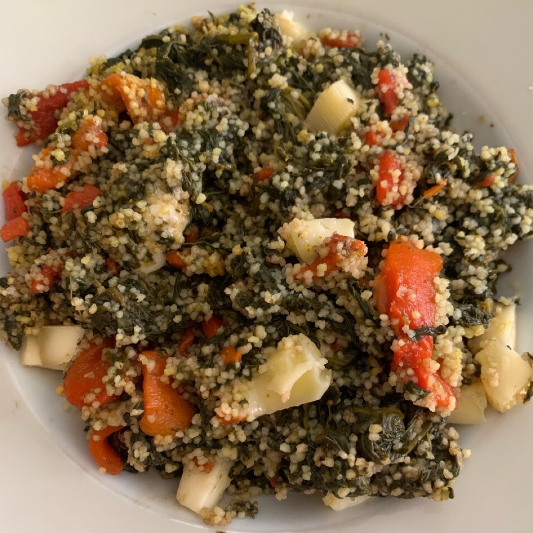 Cuscus de espinacas Cuscus de espinacas