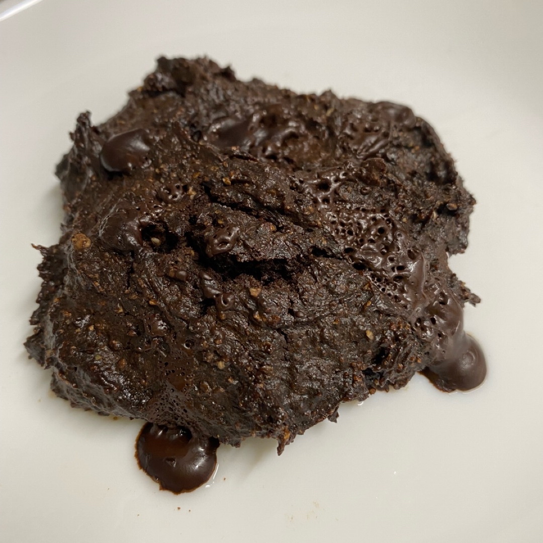 Cookie de chocolate al microondas 