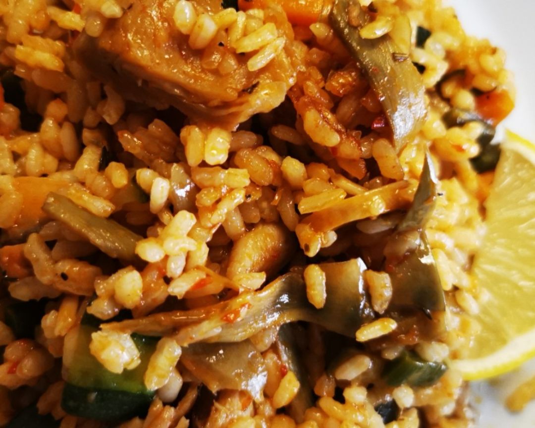Arroz con Heura y verduras Paso 5 Arroz con Heura y verduras Paso 5