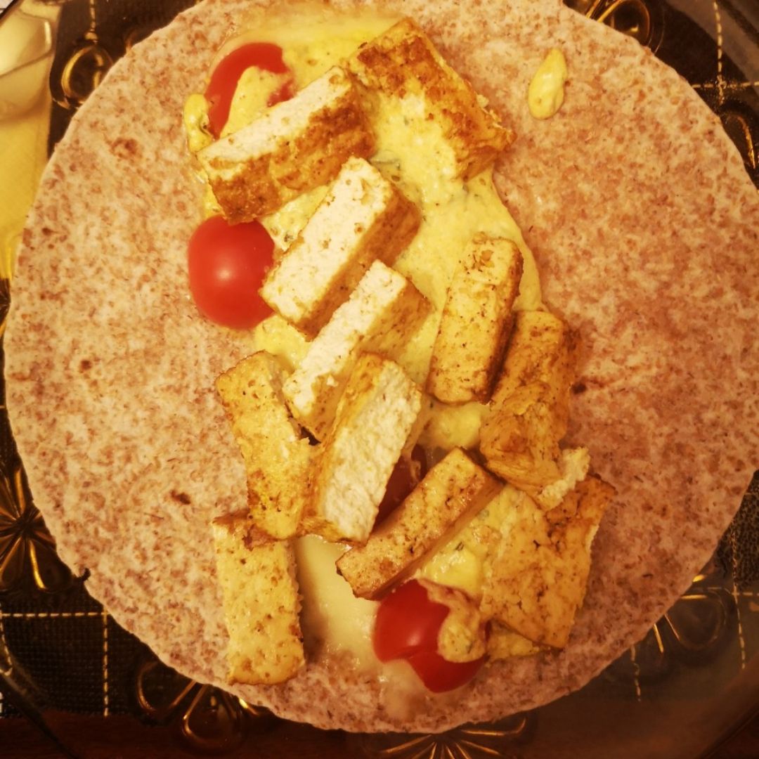 Tofu al estilo kebab Tofu al estilo kebab