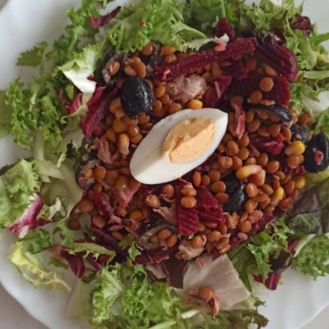 Ensalada de lentejas Ensalada de lentejas