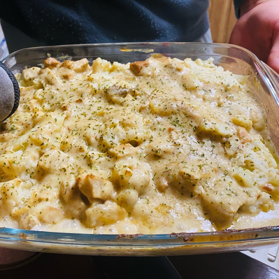 COLIFLOR CON POLLO A LA BECHAMEL