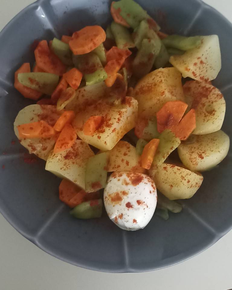 Judías verdes con patatas y huevo Judías verdes con patatas y huevo