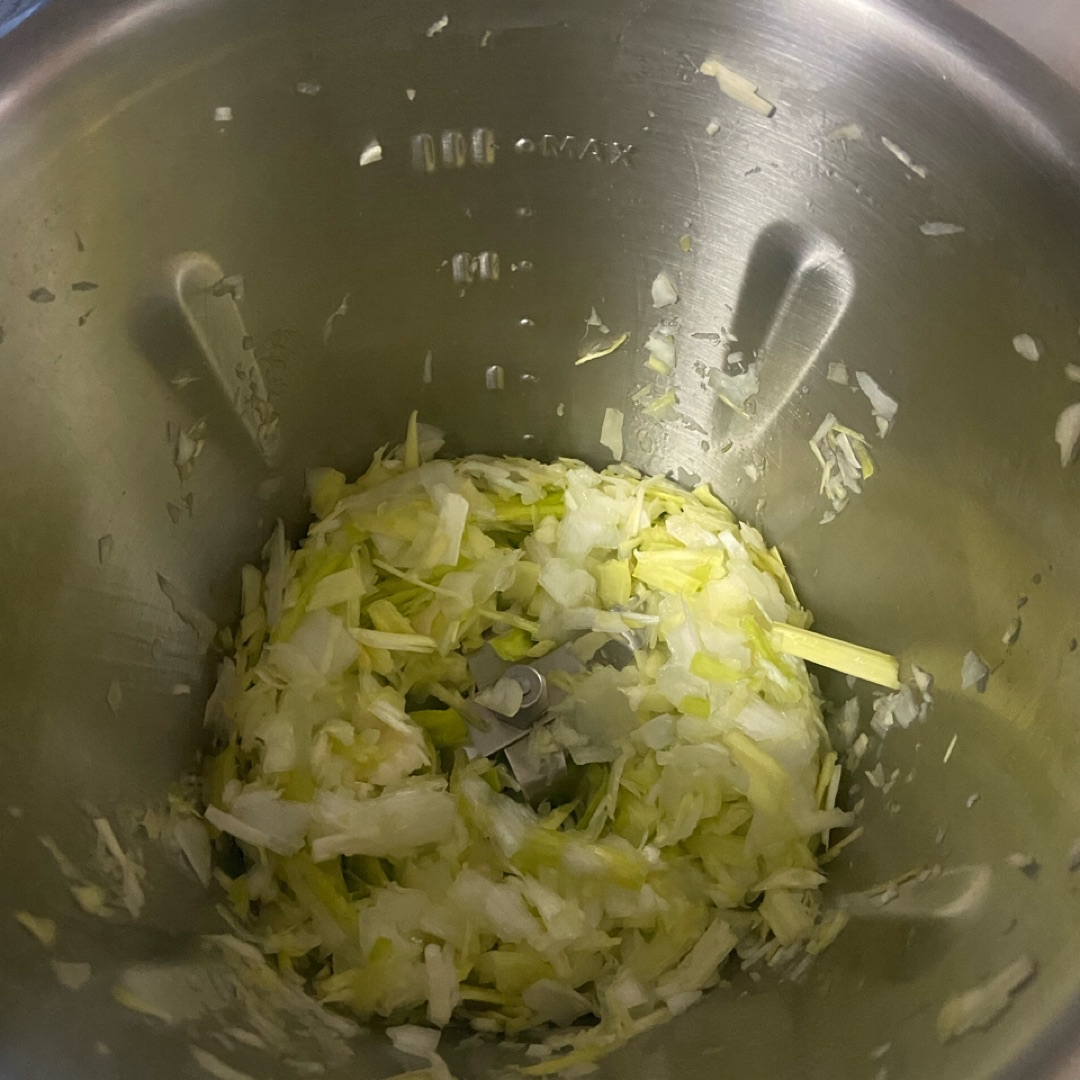 Crema de puerro y pera Paso 0 Crema de puerro y pera Paso 0