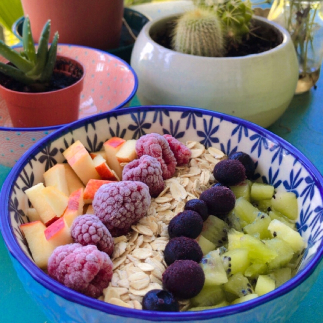 Smoothie bowl de fibra