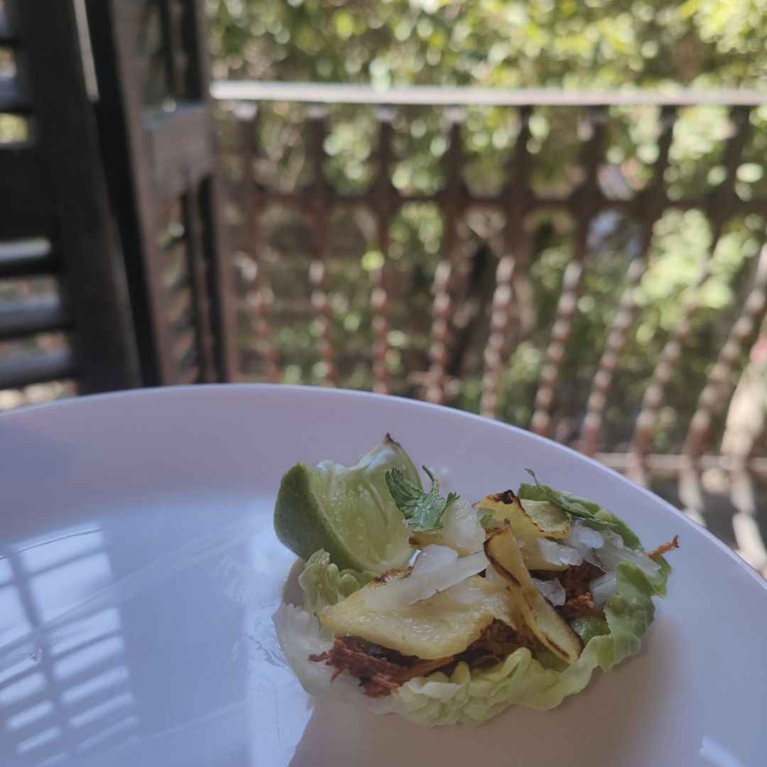 Tacos al pastor veganos en cogollos! ESTÁN INCREÍBLES 🤩 Paso 7 Tacos al pastor veganos en cogollos! ESTÁN INCREÍBLES 🤩 Paso 7