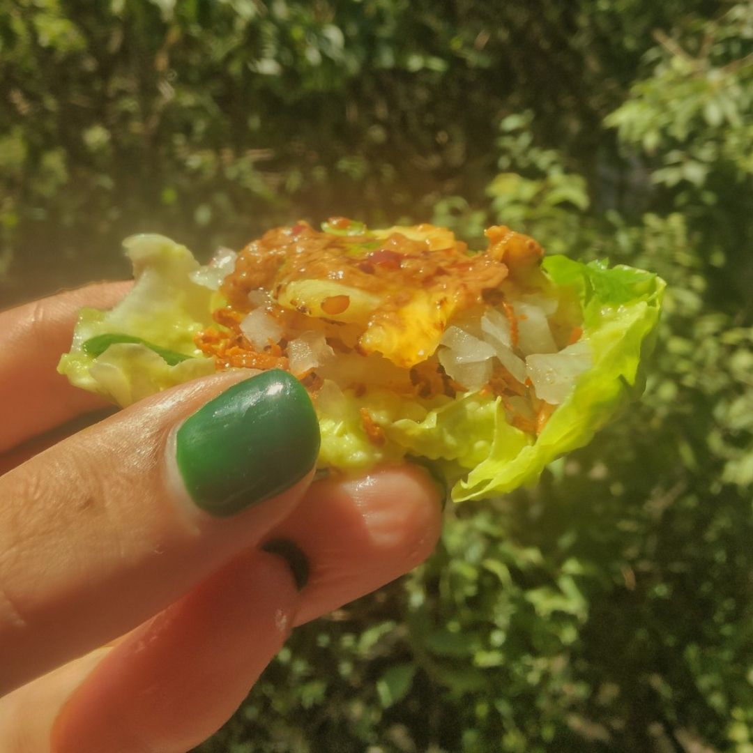 Tacos al pastor veganos en cogollos! ESTÁN INCREÍBLES 🤩 Paso 7 Tacos al pastor veganos en cogollos! ESTÁN INCREÍBLES 🤩 Paso 7
