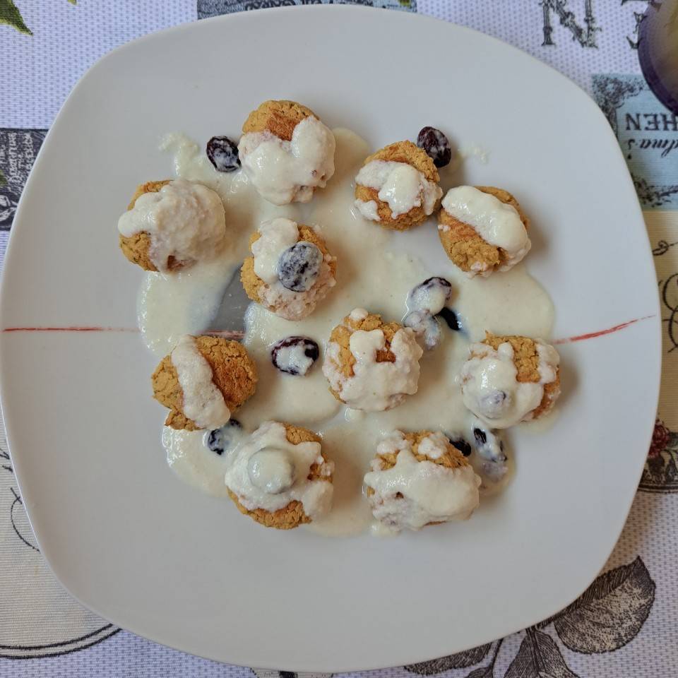 Albóndigas de tofu y garbanzo
