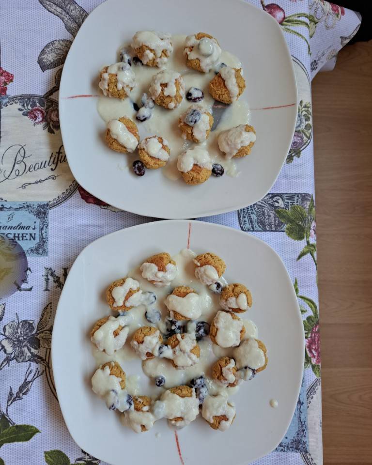 Albóndigas de tofu y garbanzo