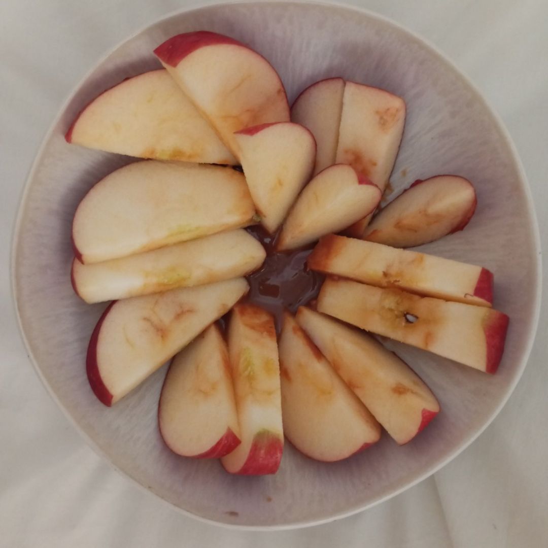 Manzana con dulce de leche 🍎🥛 Paso 3