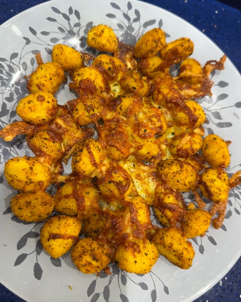 Ñoquis con queso y especias Ñoquis con queso y especias